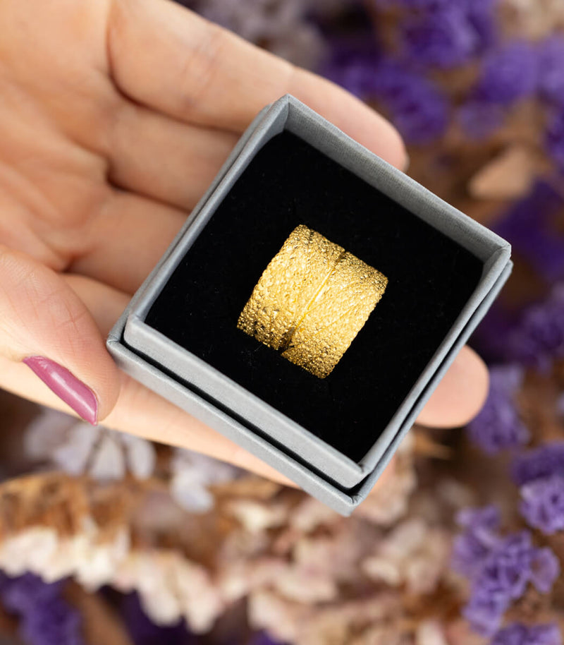 Gold Ring Salbei Gr. 63