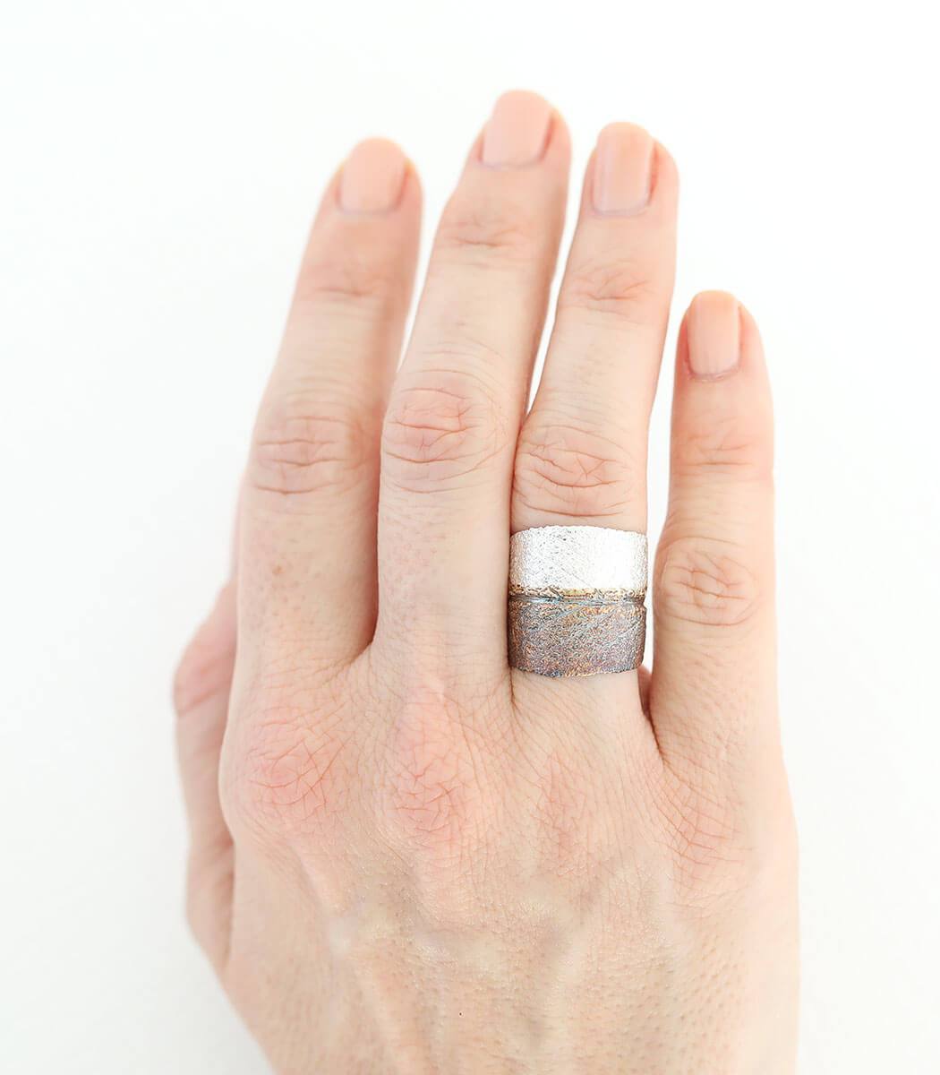 Ring Silber Salbei Gr. 57