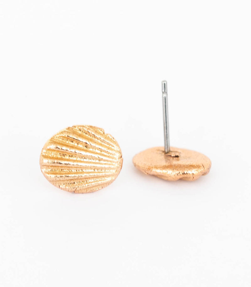Bronze Ohrstecker Muschel