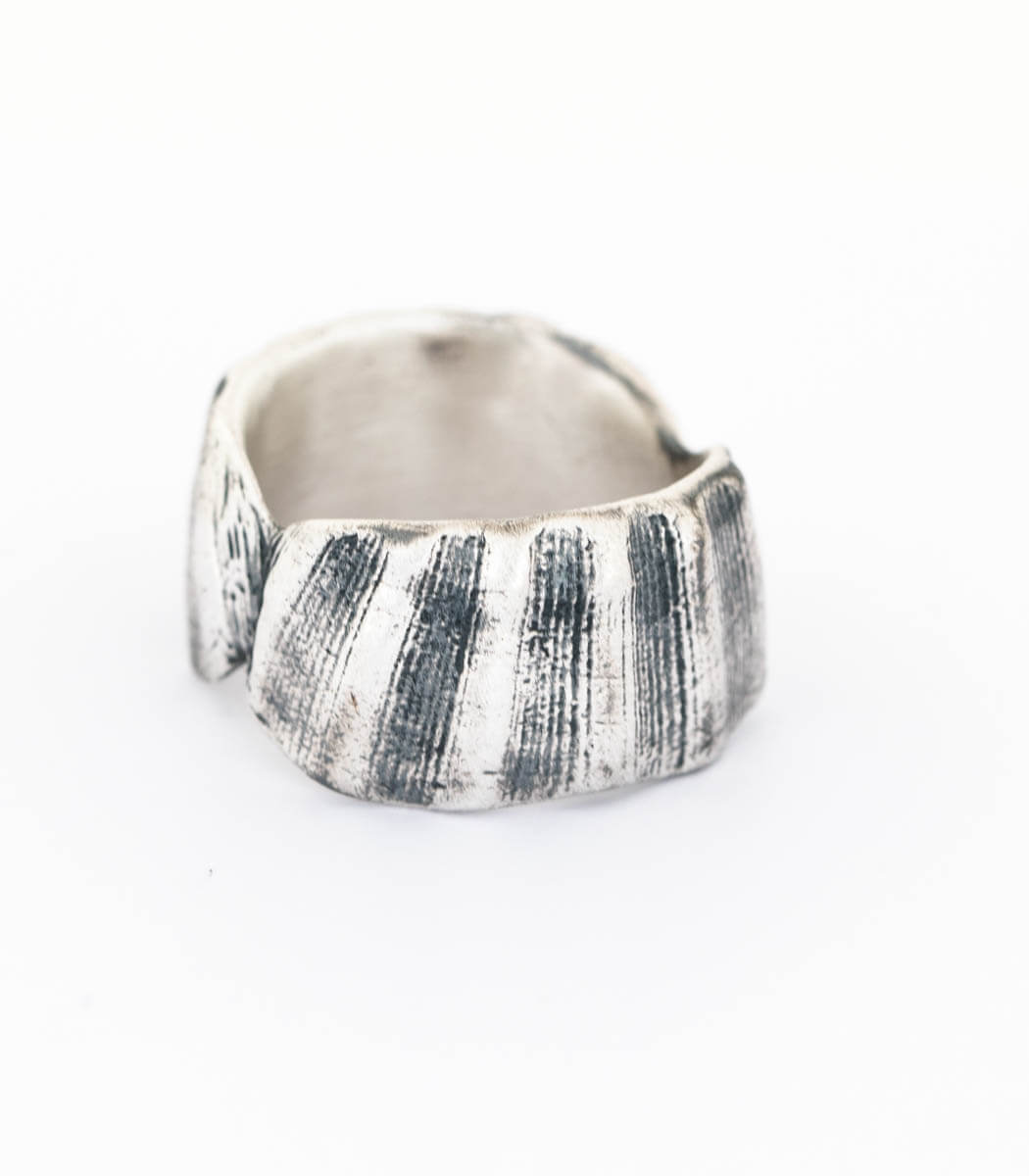 Silber Ring Muschel Gr.61