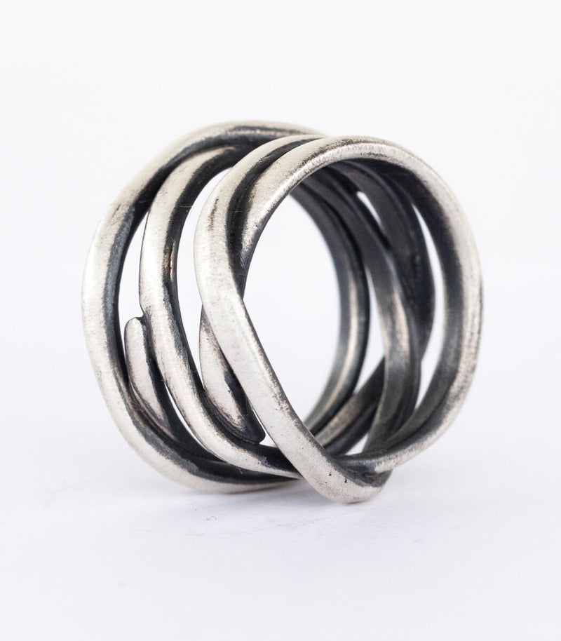Silber Ring Liane Gr.63