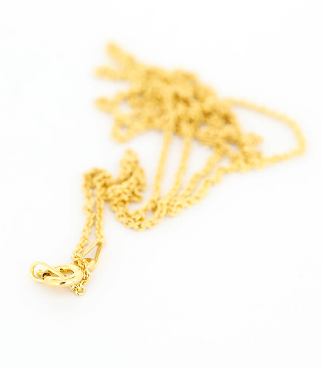 Gold anchor chain