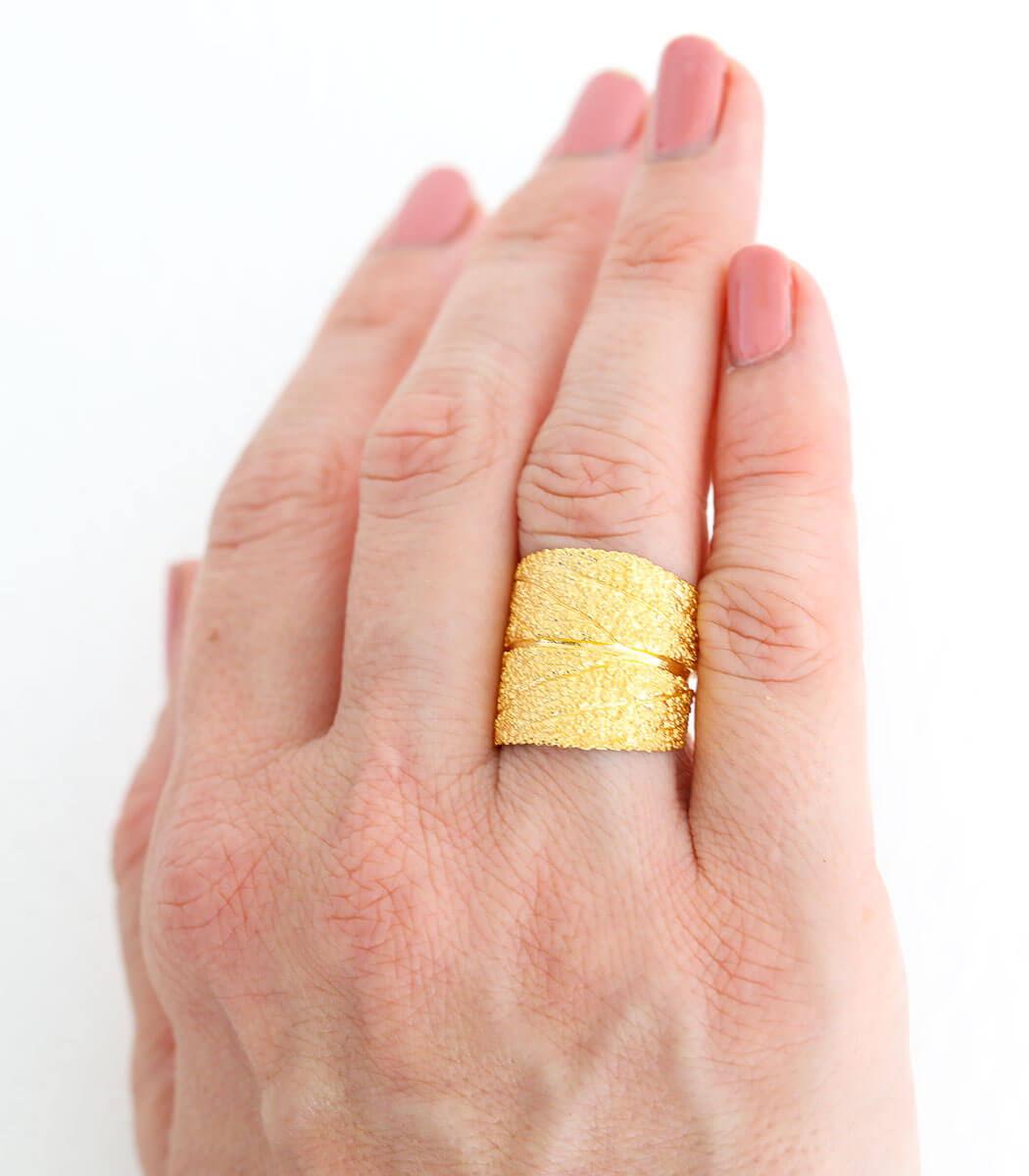 Ring Gold Sage Size 57