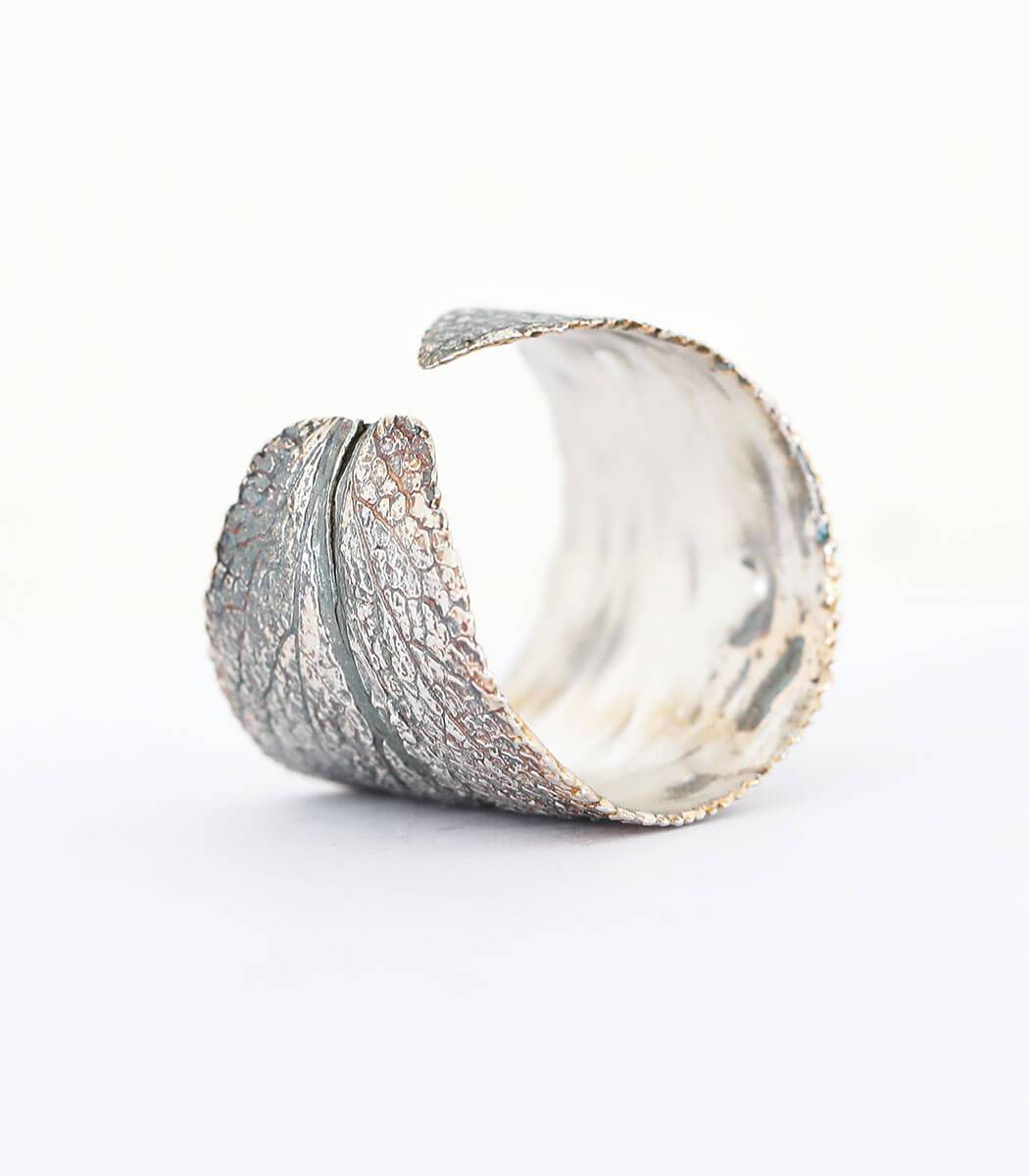 Silber Ring Salbei Gr. 52