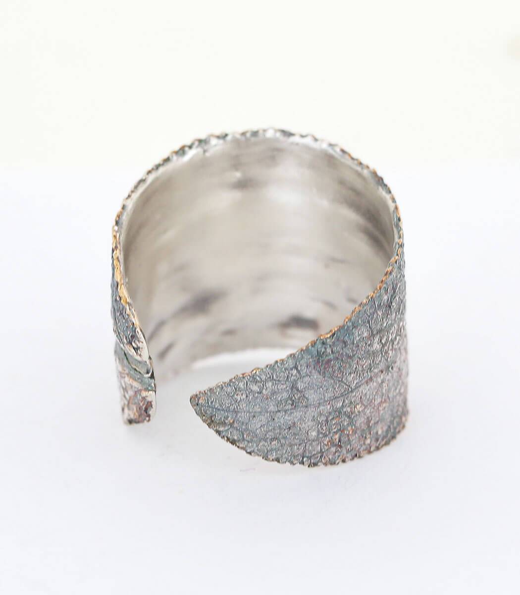 Silber Ring Salbei Gr. 52