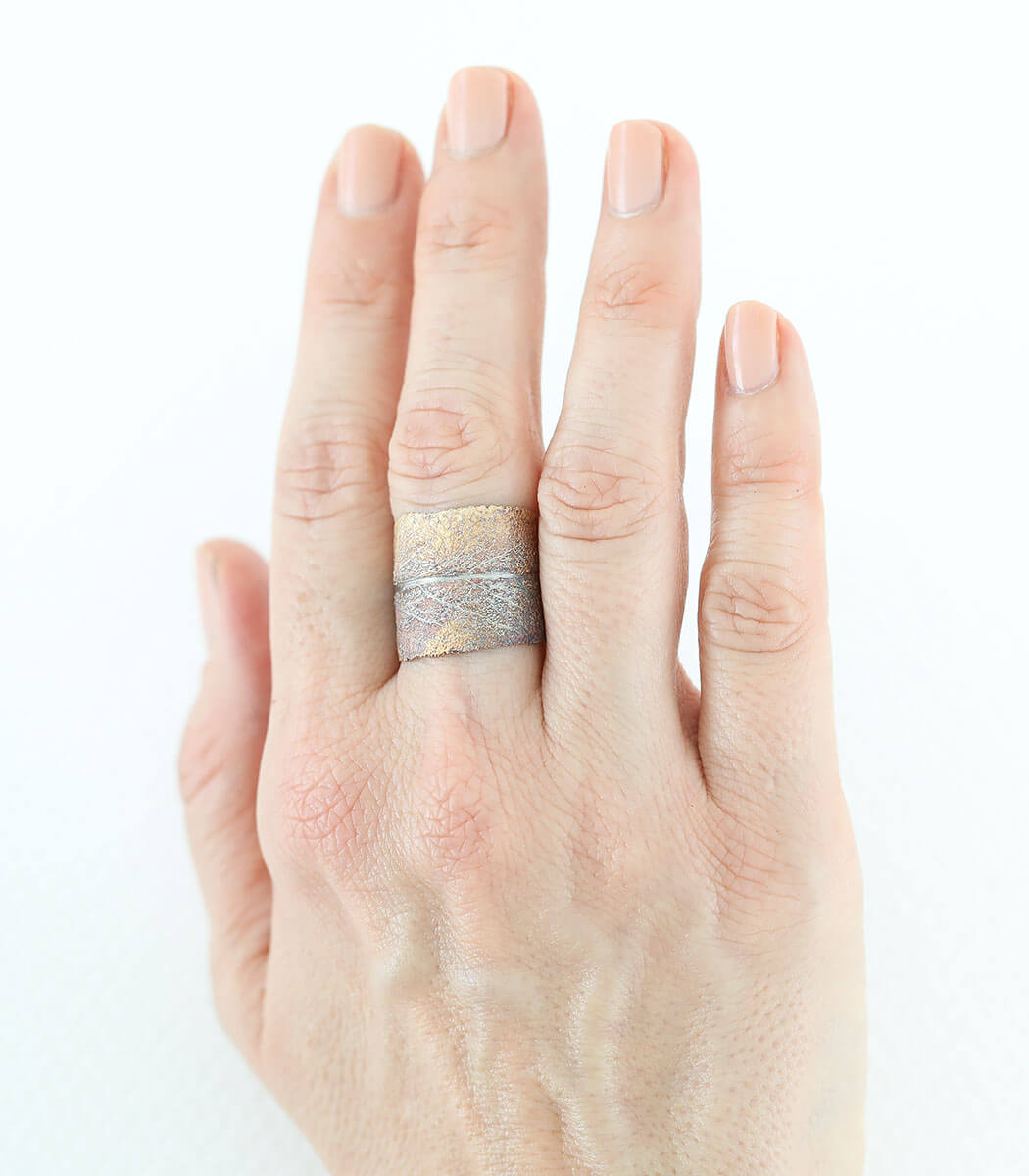 Silver Ring Sage Size 61