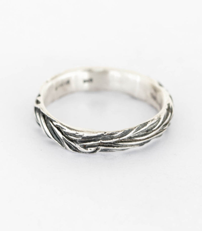 Silber Ring Gräser Gr. 54
