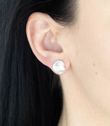 Silber Ohrstecker Muschel