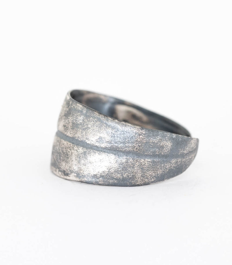 Silber Ring Olive Gr. 60