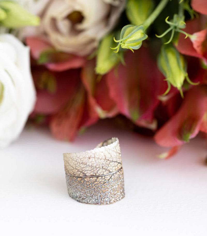 Silber Ring Salbei Gr.55