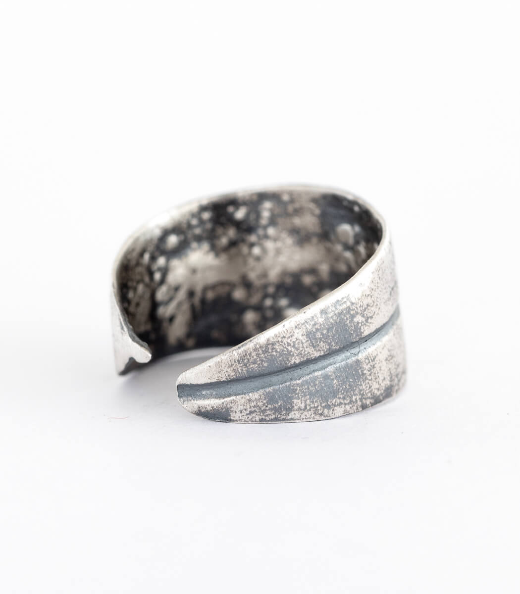 Silber Ring Olive Gr. 55