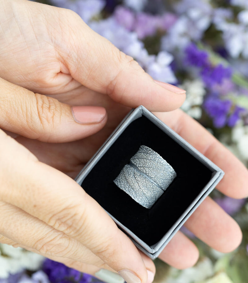 Silber Ring Salbei Gr. 62