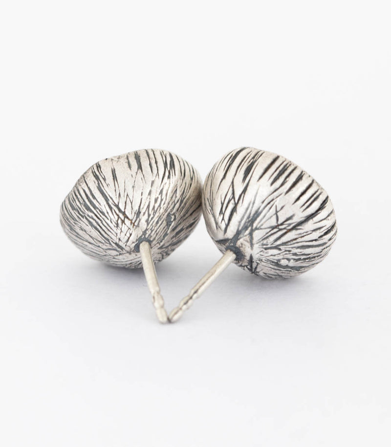 Silber Ohrstecker Blüte Perle