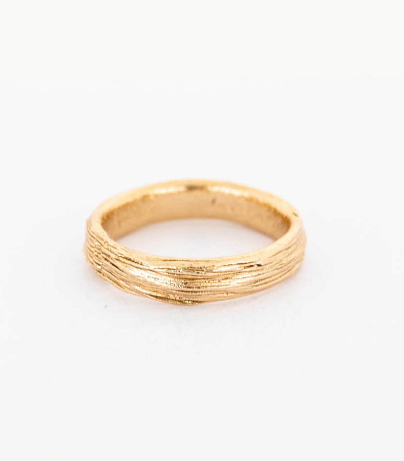 Bronze Ring Gras Gr. 53