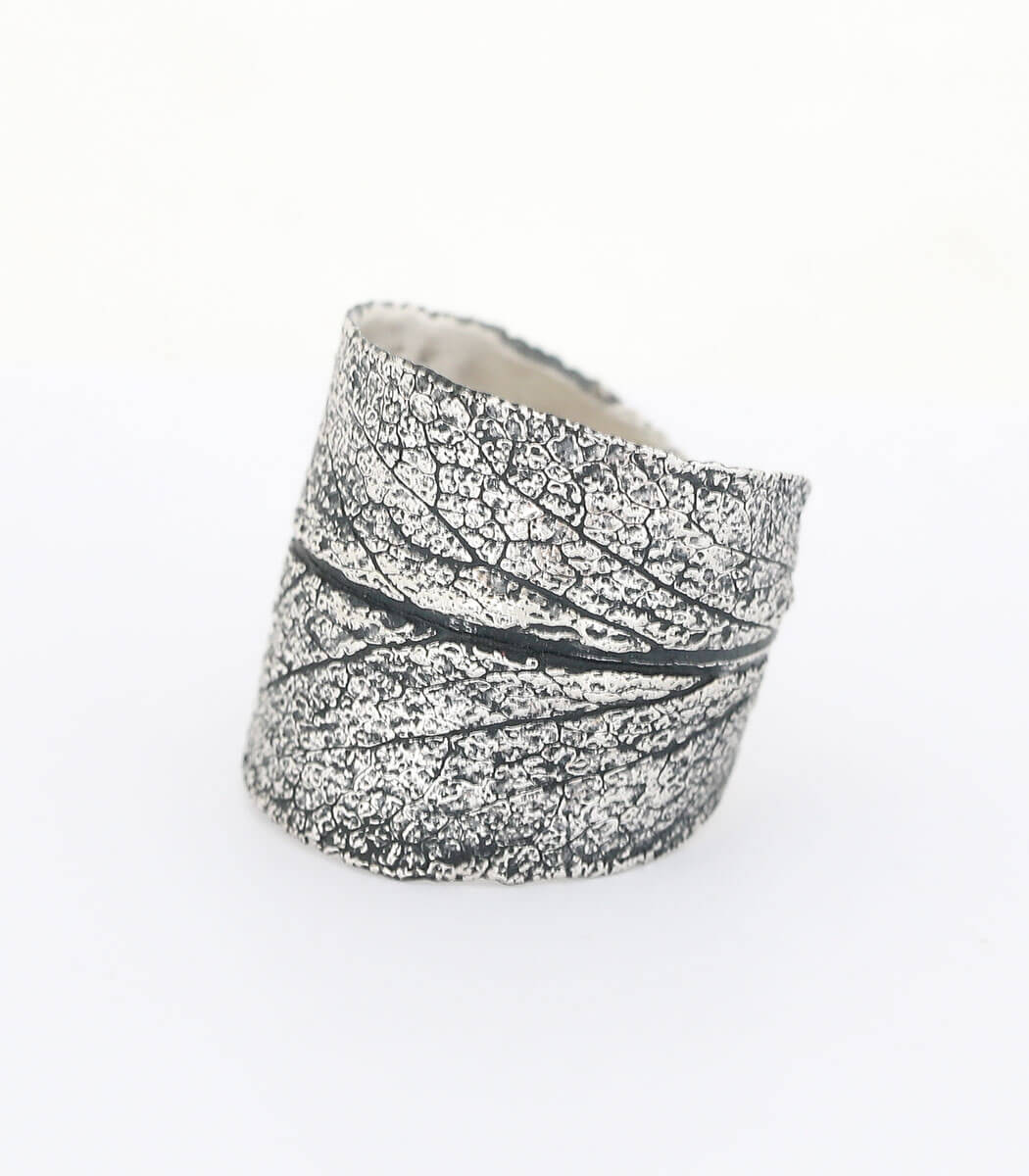 Silber Ring Salbei Gr.62