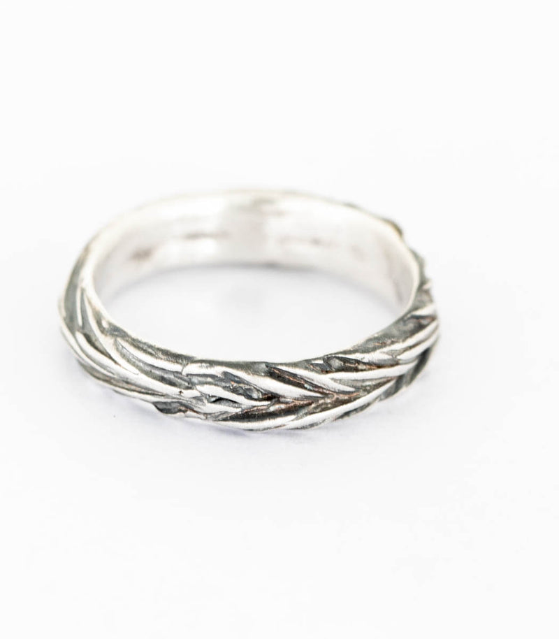 Silber Ring Gräser Gr. 52
