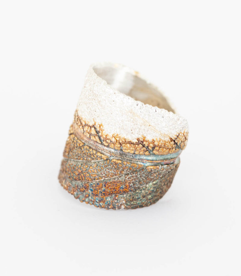 Silber Ring Salbei Gr. 52