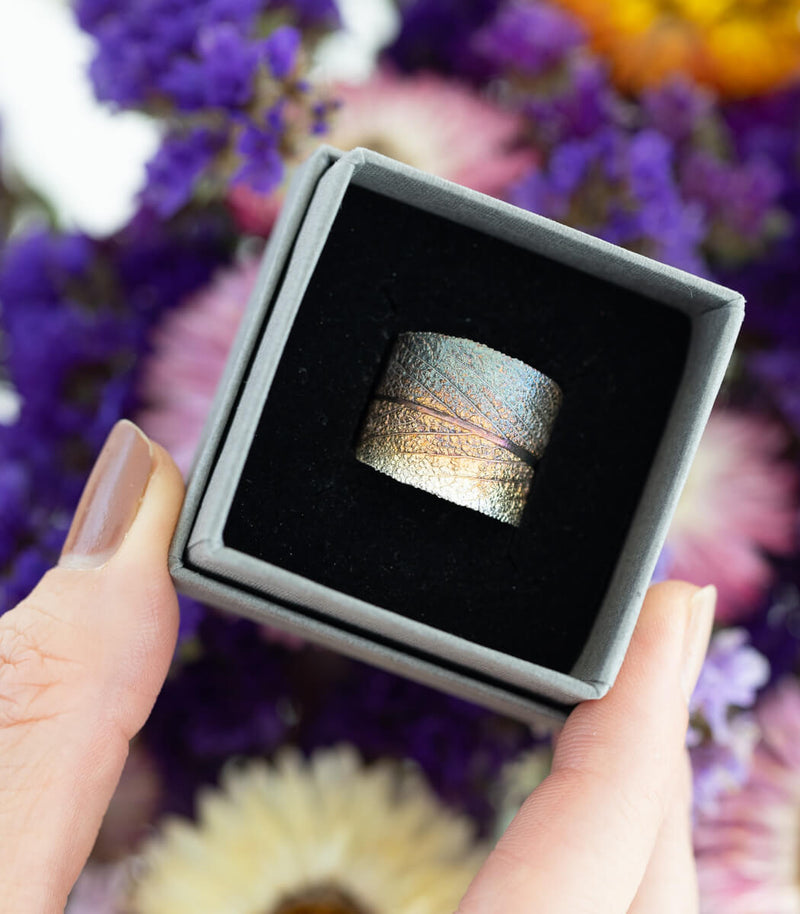 Silber Ring Salbei Gr. 59