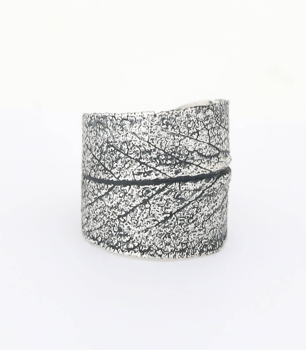 Silber Ring Salbei Gr.62