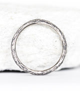 Ring Silber Baumrinde Gr.58