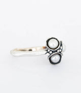 Silber Ring Blütenkelch Gr. 55