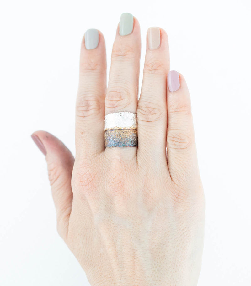 Silber Ring Salbei Gr. 61