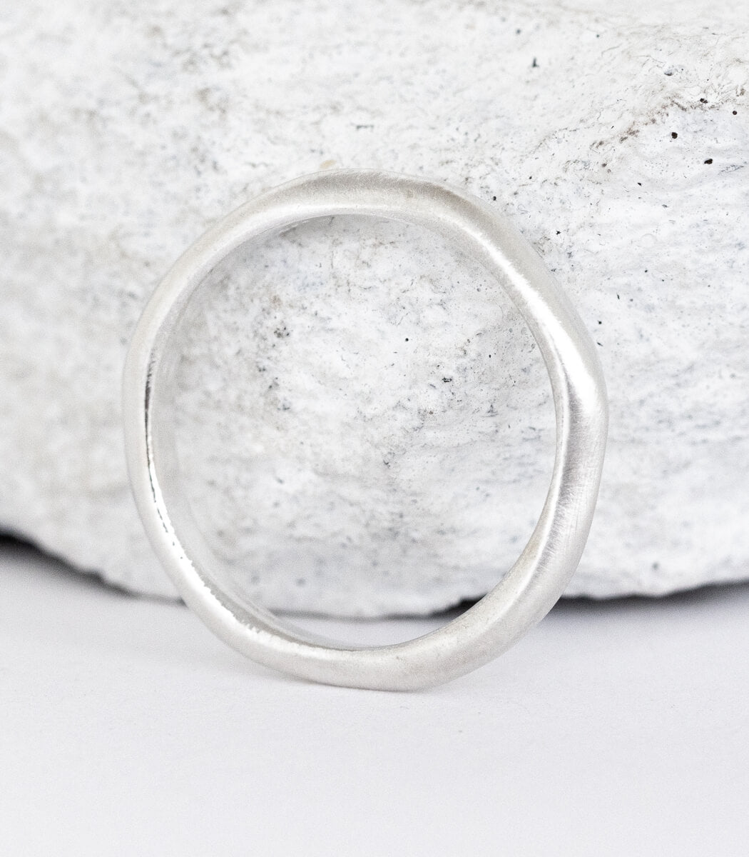 Silber Ring Natural Gr. 52