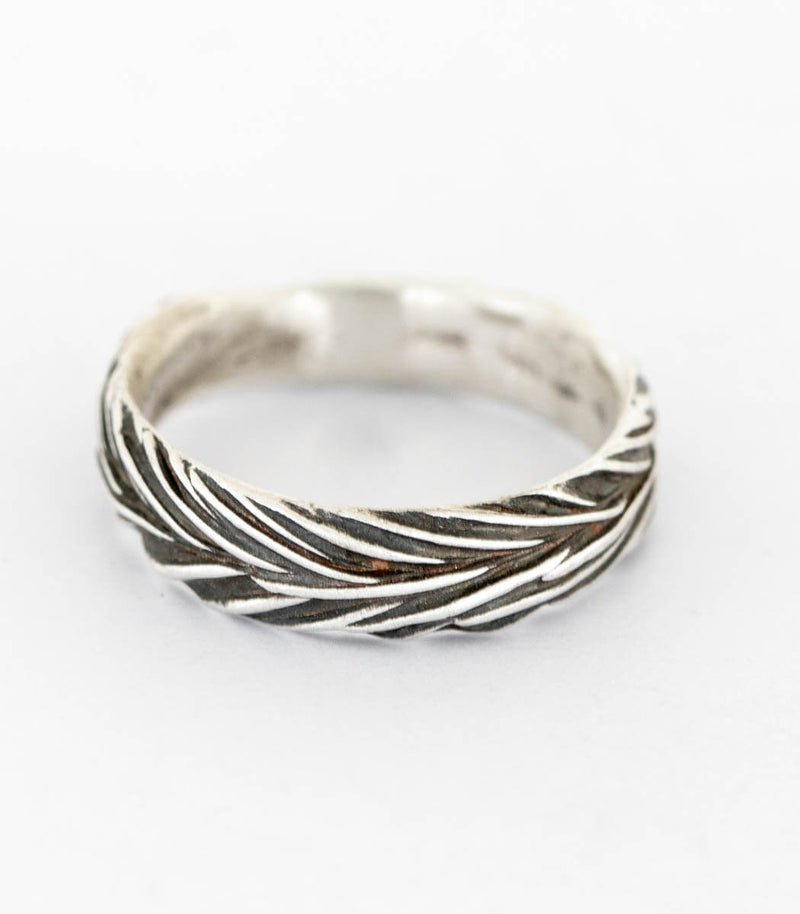 Silber Ring Gräser Gr. 55