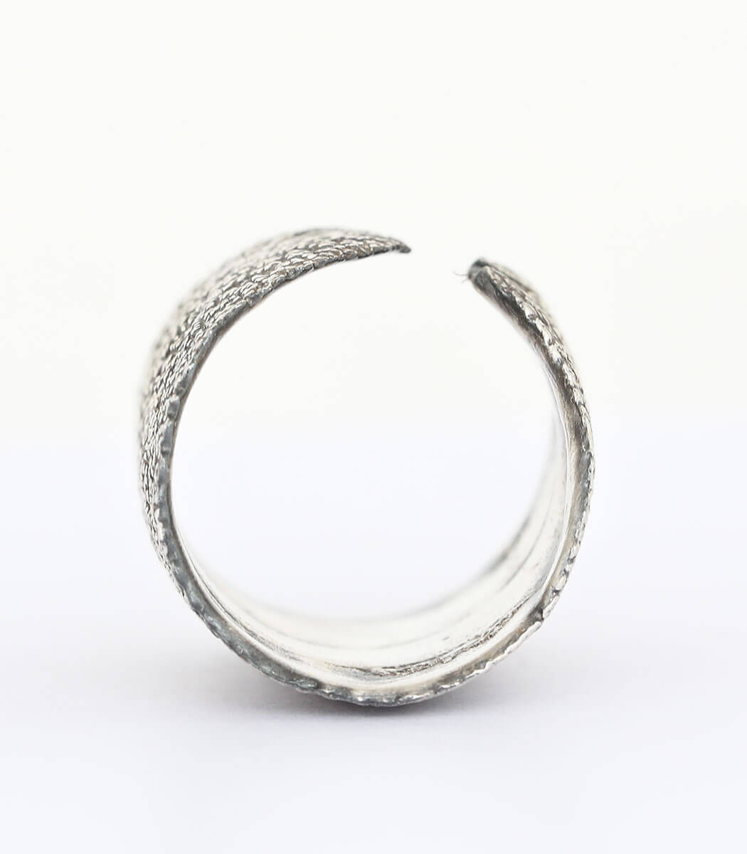 Silber Ring Salbei Gr. 49