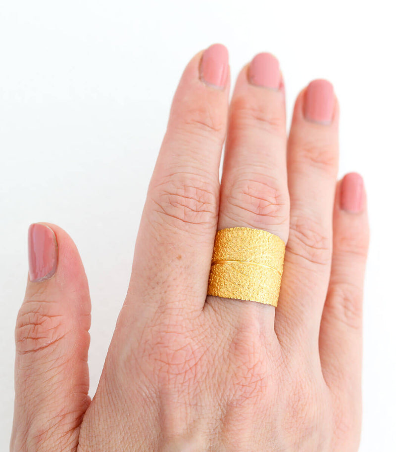 Ring Gold Salbei Gr. 62