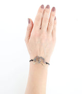 Silber Armband Ginkgoblatt