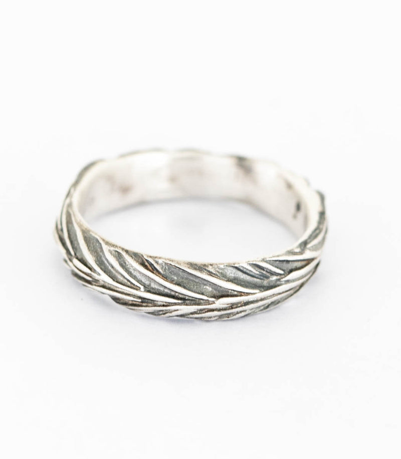Silber Ring Gräser Gr. 52