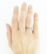 Ring Silber Baumrinde Gr.52