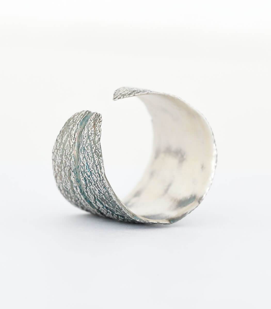 Silber Ring Salbei Gr. 52