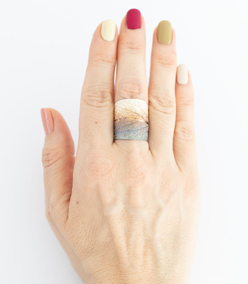 Silber Ring Salbei Gr. 60