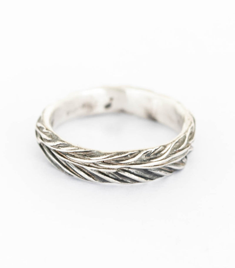 Silber Ring Gräser Gr. 52