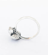 Silber Ring Blütenkelch Gr. 55
