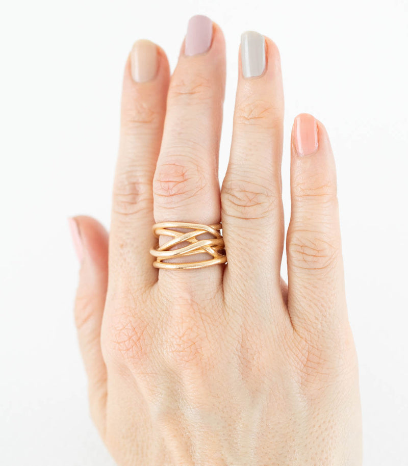 Bronze Ring Liane Gr.57