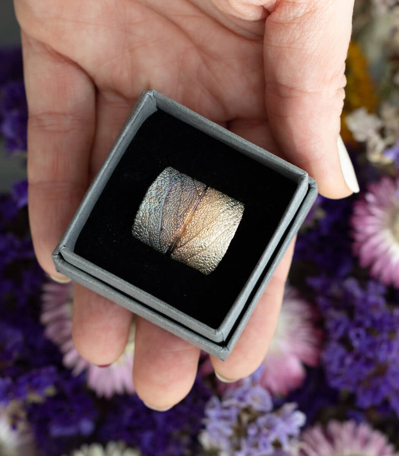 Silber Ring Salbei Gr. 60
