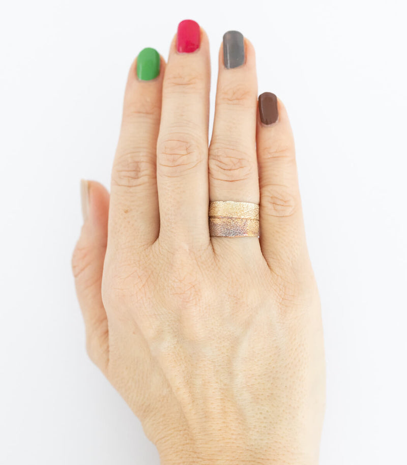 Silber Ring Salbei Gr. 55