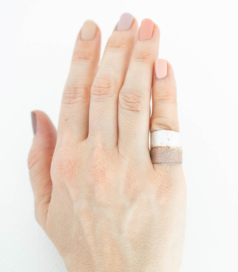 Silber Ring Salbei Gr.54