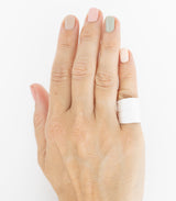 Silber Ring Salbei Gr. 54