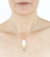 Silber Anhänger Salbeiblatt