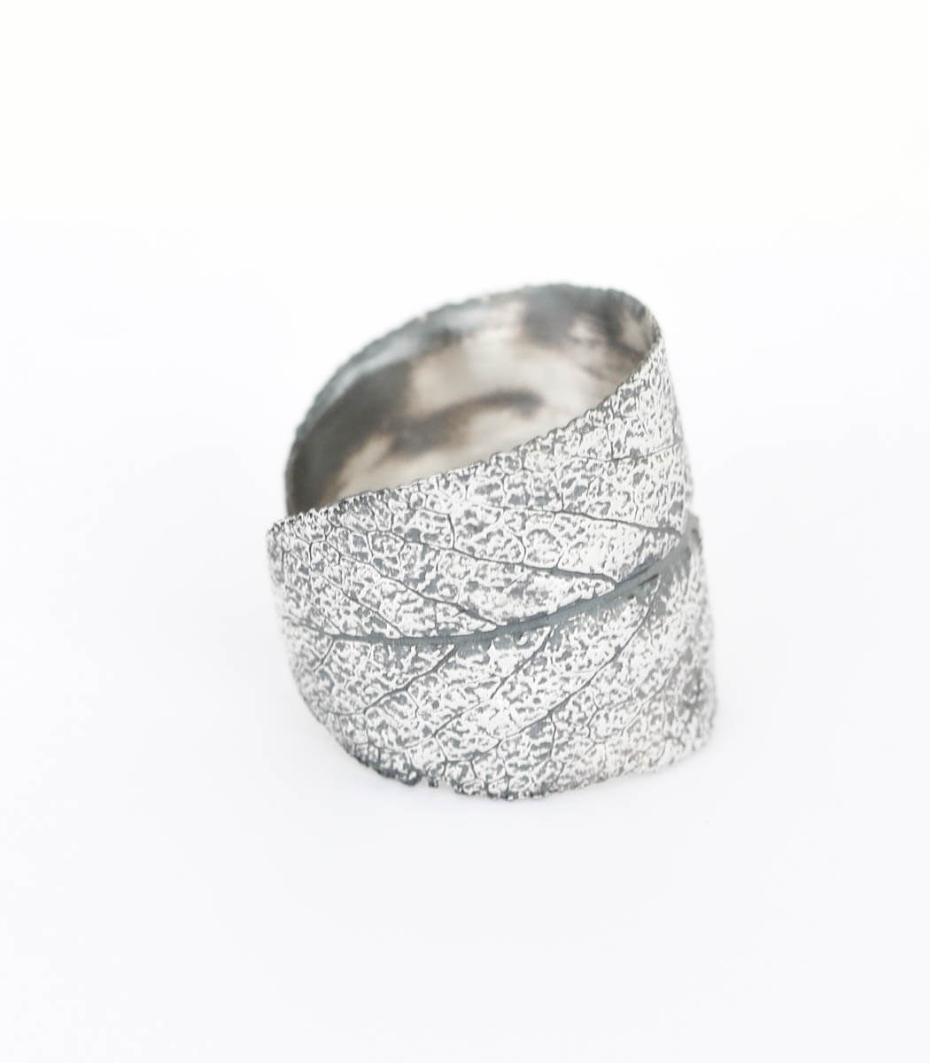 Silber Ring Salbei Gr. 53