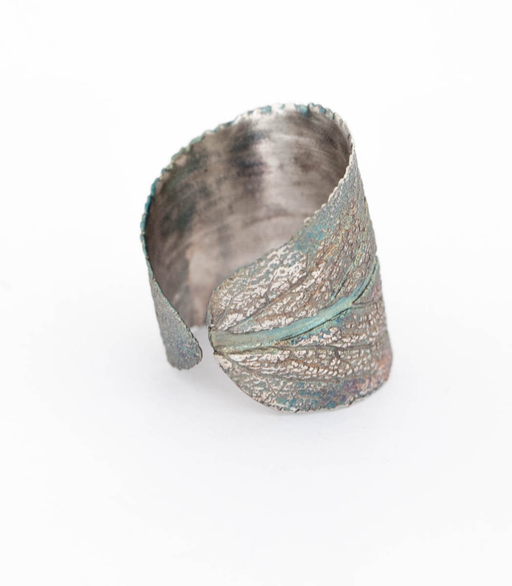 Silber Ring Salbei Gr.54