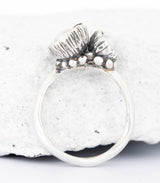 Silber Ring Blütenkelch Gr. 54