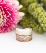 Silber Ring Salbei Gr.60
