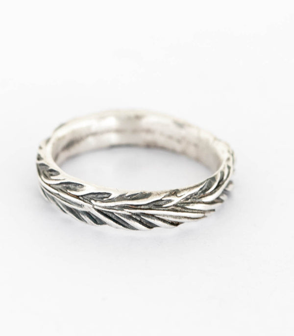 Silber Ring Gräser Gr. 51