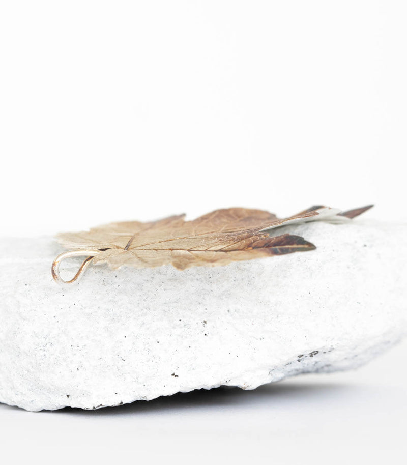 Silber Anhänger Ahornblatt