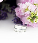 Silber Ring Olive Gr. 59